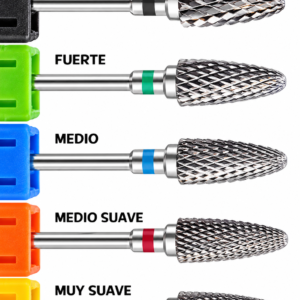 Fresa/broca uñas Carburo de Tungsteno