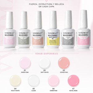Gel construcción formato esmalte  Vinimay 15ml, Kapping
