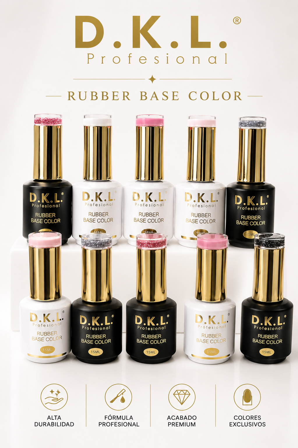 Base Rubber D.K.L 15ml, kapping