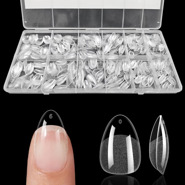 Tips soft gel 500 piezas Almendra
