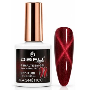 Esmalte Semipermanente Dafu Magnetico (ojo de gato) Encanto Rubi