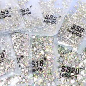 Cristales de decoracion 1440 piezas tornasol