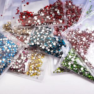 Cristales de decoración 1440 piezas Tamaños surtidos.