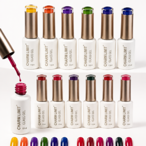 Esmalte vitral, glass gel 10ml Charm Limit semipermanente
