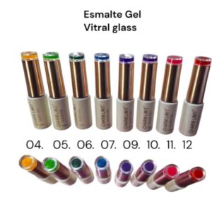 Esmalte vitral, glass gel 10ml Charm Limit semipermanente