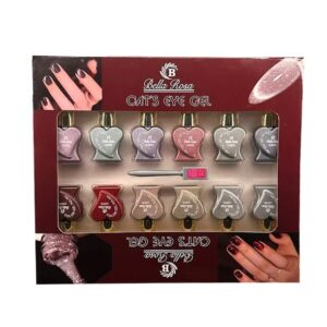 Esmaltes Semipermanente Magnético (Ojo de Gato) Bella Rosa