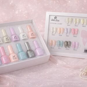 Esmaltes Semipermanente Bella Rosa coleccion Perla 12 colores.