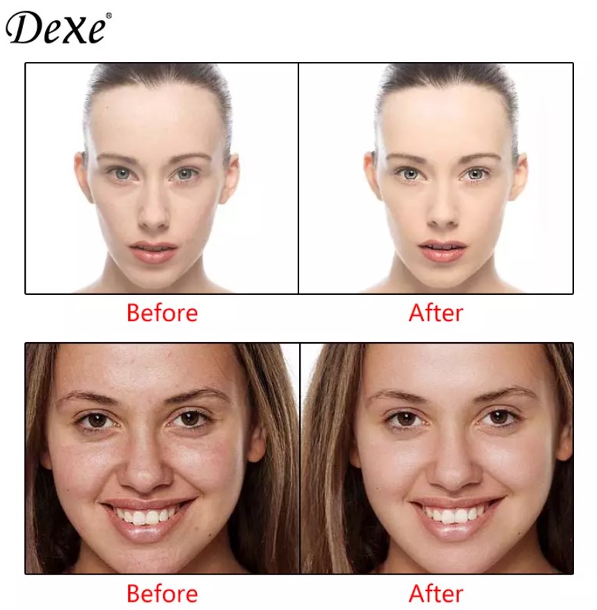 Mascarilla Facial Activado Aclarante De Piel Oro Dexe - Imagen 3