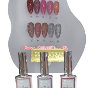 Esmaltes Semipermanente DKL efecto Diamond, reflectivos