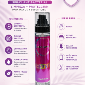 Sanitizante Spray Antibacterial 128ml
