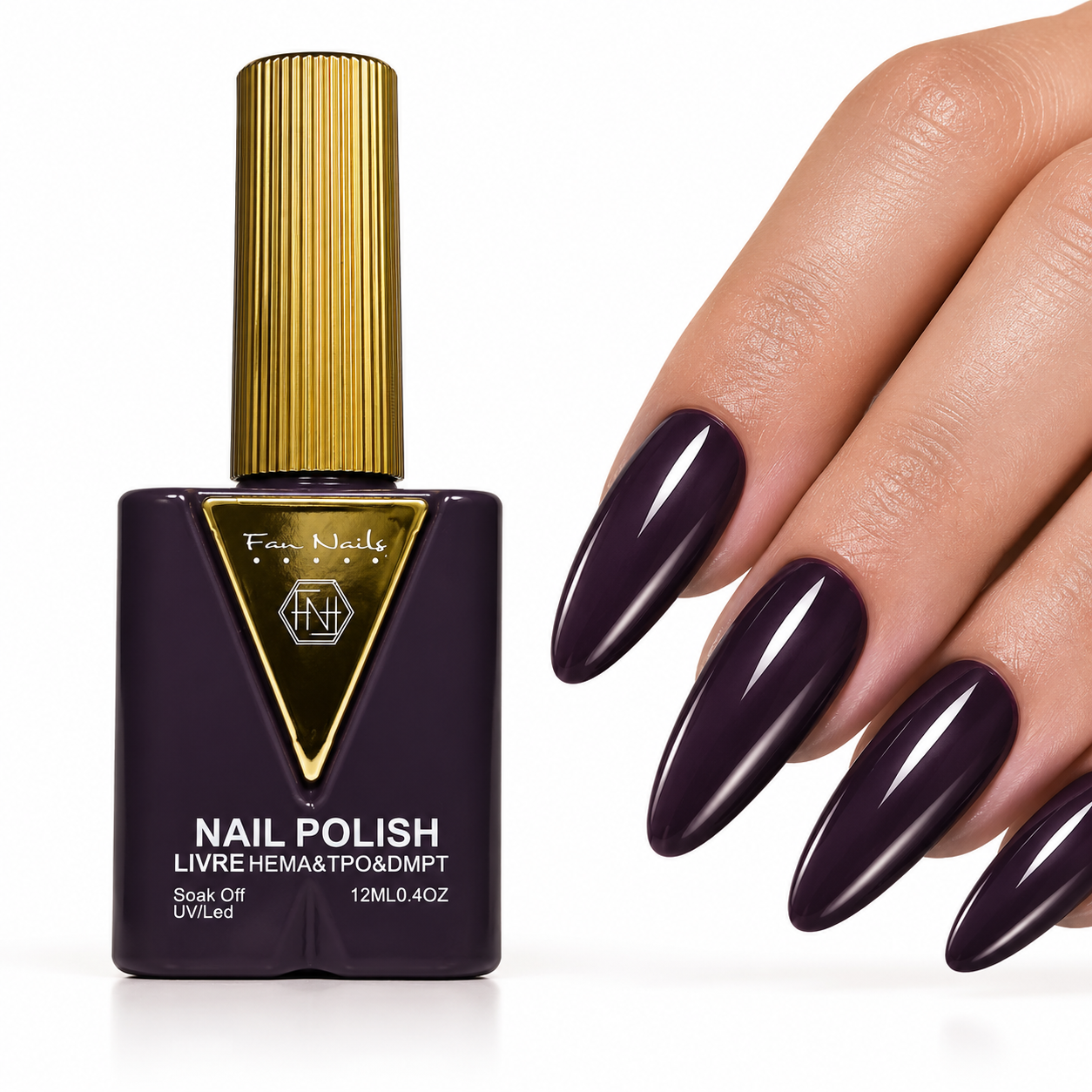 Kit de esmaltes Fan Nails en tonos Rojos Intensos, 6 unidades - Imagen 6