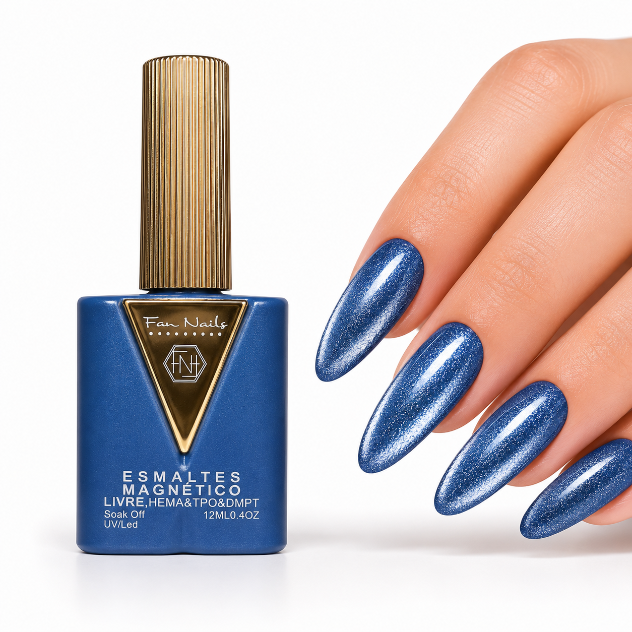 Kit de esmaltes Fan Nails en tonos Cat eye , 6 unidades - Imagen 5
