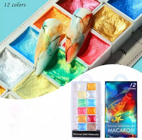 Paleta acuarela X12 tonos Macaron BSC05