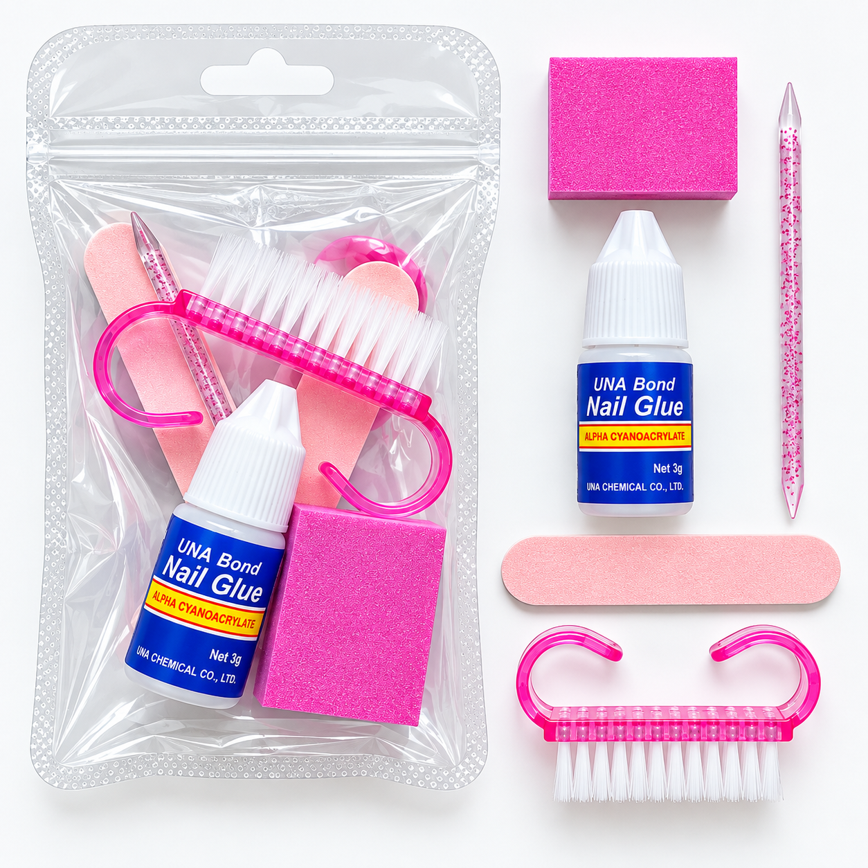 Kit De Manicura press on Desechable