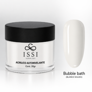 Polímeros Acrílicos Issi 30grs, Bubble Bath ( Blanco Solido)