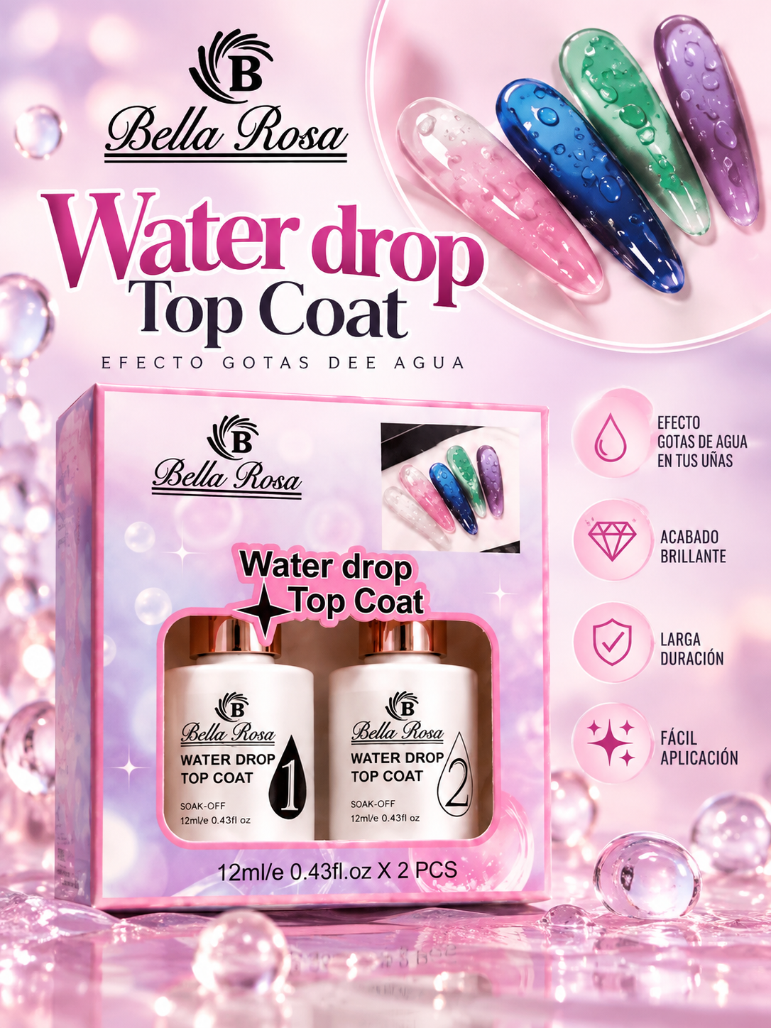Top Coat Water Drop - Imagen 2