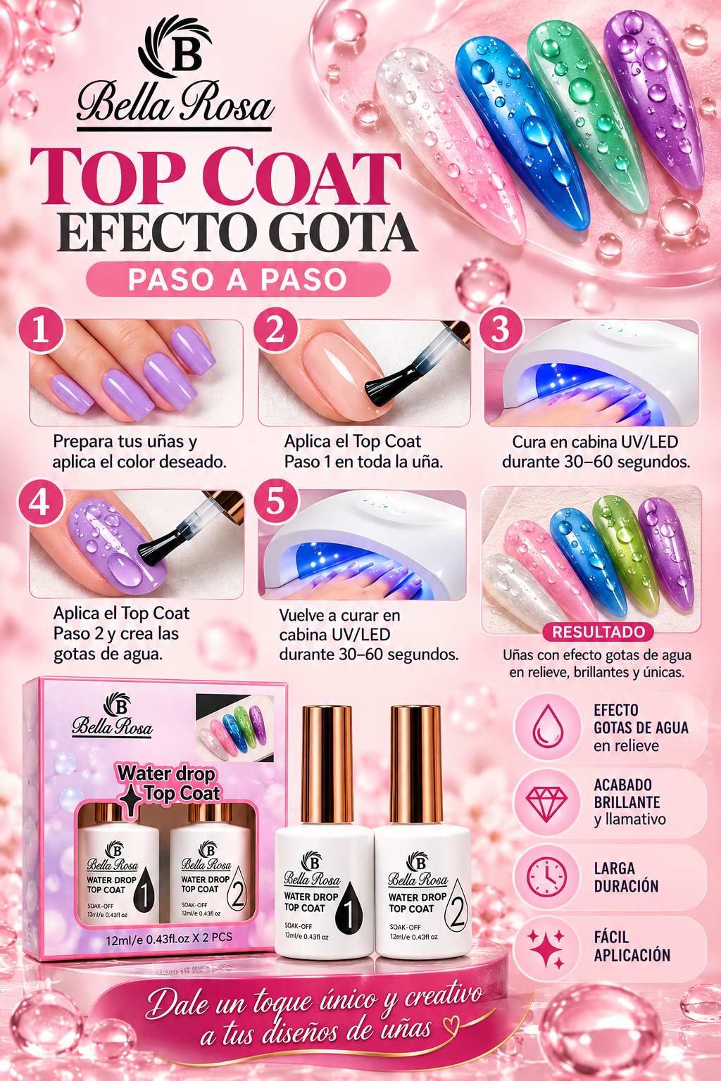 Top Coat Water Drop - Imagen 3