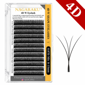 Pestañas Nagaraku Tecnologicas 4D W 0.07D Mix Negro
